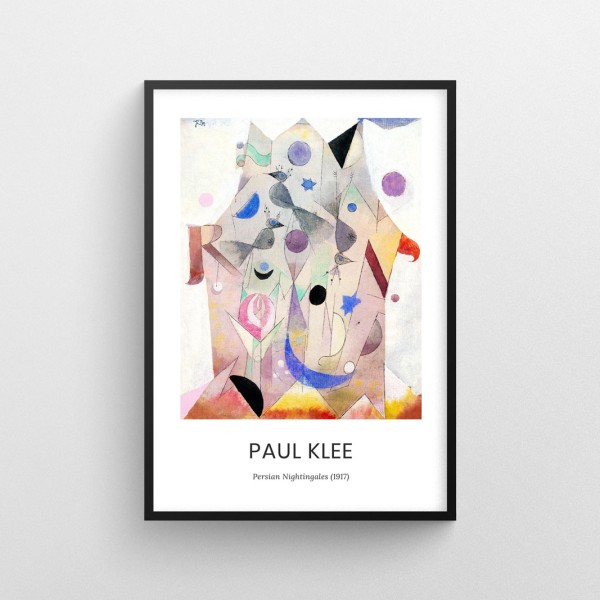 Plakat PAUL KLEE - Persian Nightingales (1917)