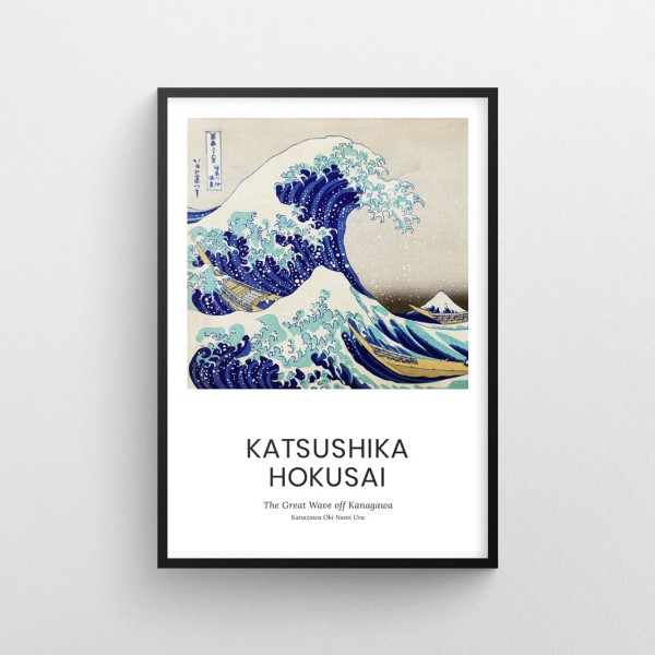 Plakat KATSUSHIKA HOKUSAI - The Great Wave off Kanagawa