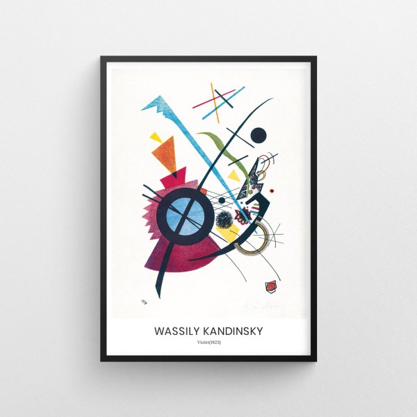 Plakat WASSILY KANDINSKY - Violet (1923)